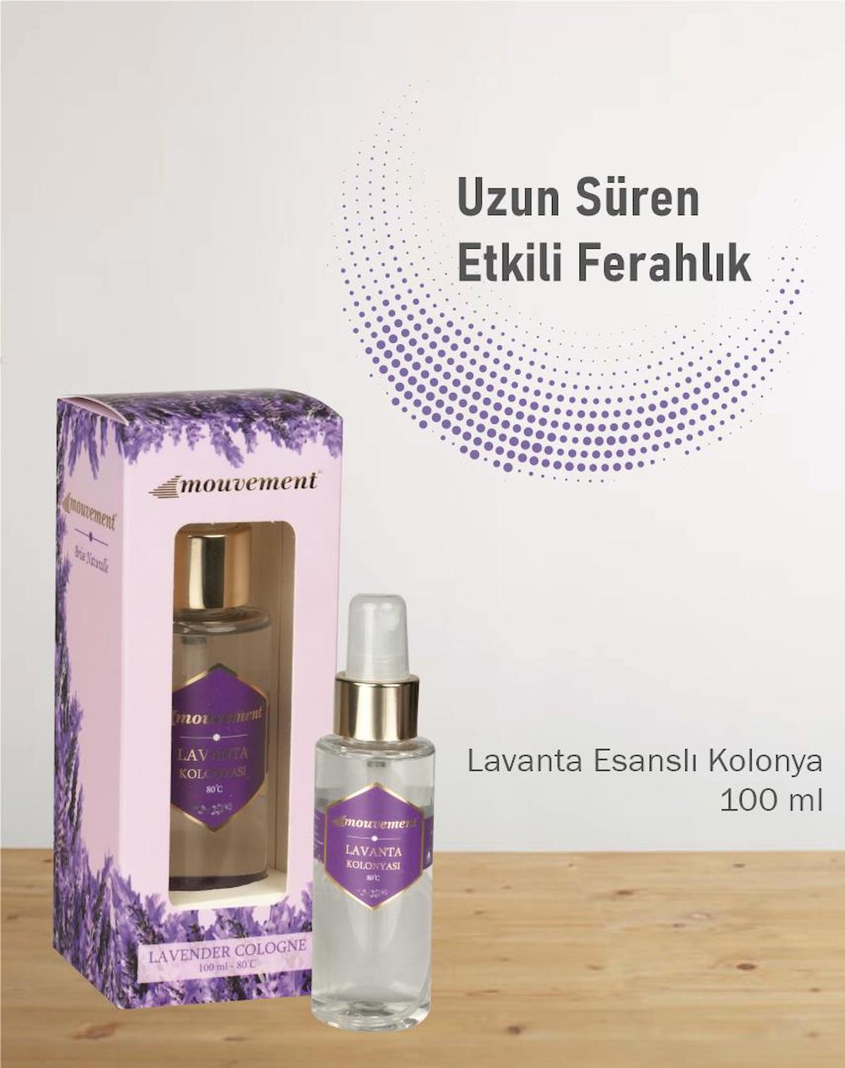Mouvement 80 Derece Lavanta Kolonya 100 ml