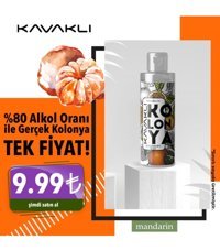 Kavaklı 80 Derece Mandalina Kolonya 100 ml