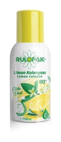 Rulopak Aerosol Limon Kolonya 100 ml