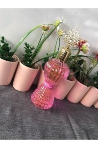Büyük Atik Dudaktan Kalbe Parfümlü Cam Şişe Kolonya 225 ml