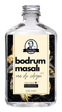 Özcan Bey Bodrum Masalı Şakayık Cam Şişe Kolonya 200 ml