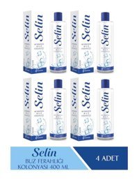 Selin Buz Ferahlığı Parfümlü Kolonya 4x400 ml