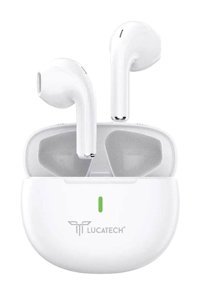 Lucatech Magicpod HIFI LT410 Apple iPhone ile Uyumlu 5.2 Kulakiçi Bluetooth Kulaklık Beyaz