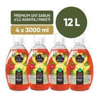 Papilion Mango Vegan Nemlendiricili Sıvı Sabun 4'lü 12 lt
