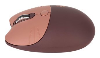 Kimiss Tablet Uyumlu Sessiz Kablosuz Kahverengi Optik Mouse