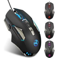 Huahai HXSJ X200 RGB Makrolu Kablolu Siyah Optik Gaming Mouse