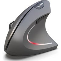 Hxsj RGB Ergonomik Dikey Makrolu Kablosuz Gri Optik Mouse