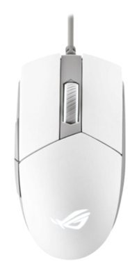 Asus RGB Makrolu Kablolu Beyaz Optik Gaming Mouse