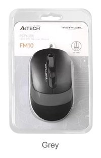 A4 Tech Fstyler FM10 Kablolu Gri Optik Mouse