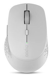Rapoo M300 Sessiz Ergonomik Kablosuz Beyaz Optik Mouse
