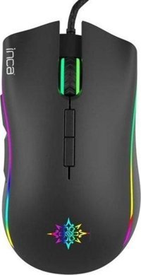 Inca IMG 349 RGB Makrolu Kablolu Siyah Optik Gaming Mouse