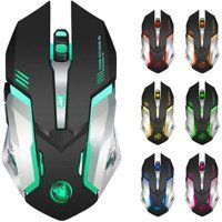 Sanlindou Tablet Uyumlu RGB Makrolu Kablosuz Siyah Optik Gaming Mouse
