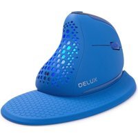 Delux M618SXD RGB Ergonomik Dikey Makrolu Kablosuz Mavi Optik Mouse