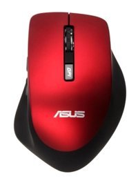 Asus Sessiz Makrolu Kablosuz Kırmızı Optik Mouse