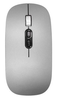 Topiky Ergonomik Makrolu Kablosuz Gri Optik Mouse