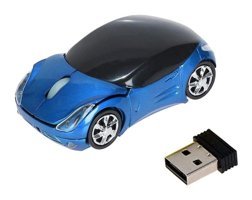 Jms Araba Görünümlü Kablosuz Mavi Optik Mouse