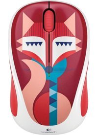 Logitech M235 C Kablosuz Kırmızı Optik Mouse