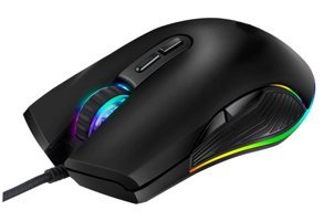 Hemoton RGB Makrolu Kablolu Siyah Optik Gaming Mouse