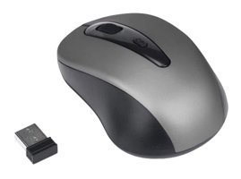 Fiauli Kablosuz Gümüş Optik Mouse