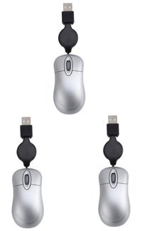 Osaladı Kablolu - Kablosuz Gri Optik Mouse