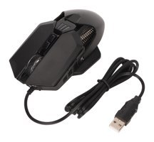 Elprico C6 RGB Sessiz Ergonomik Makrolu Kablolu Siyah Optik Gaming Mouse