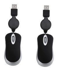 Partykindom Kablolu - Kablosuz Siyah Optik Mouse