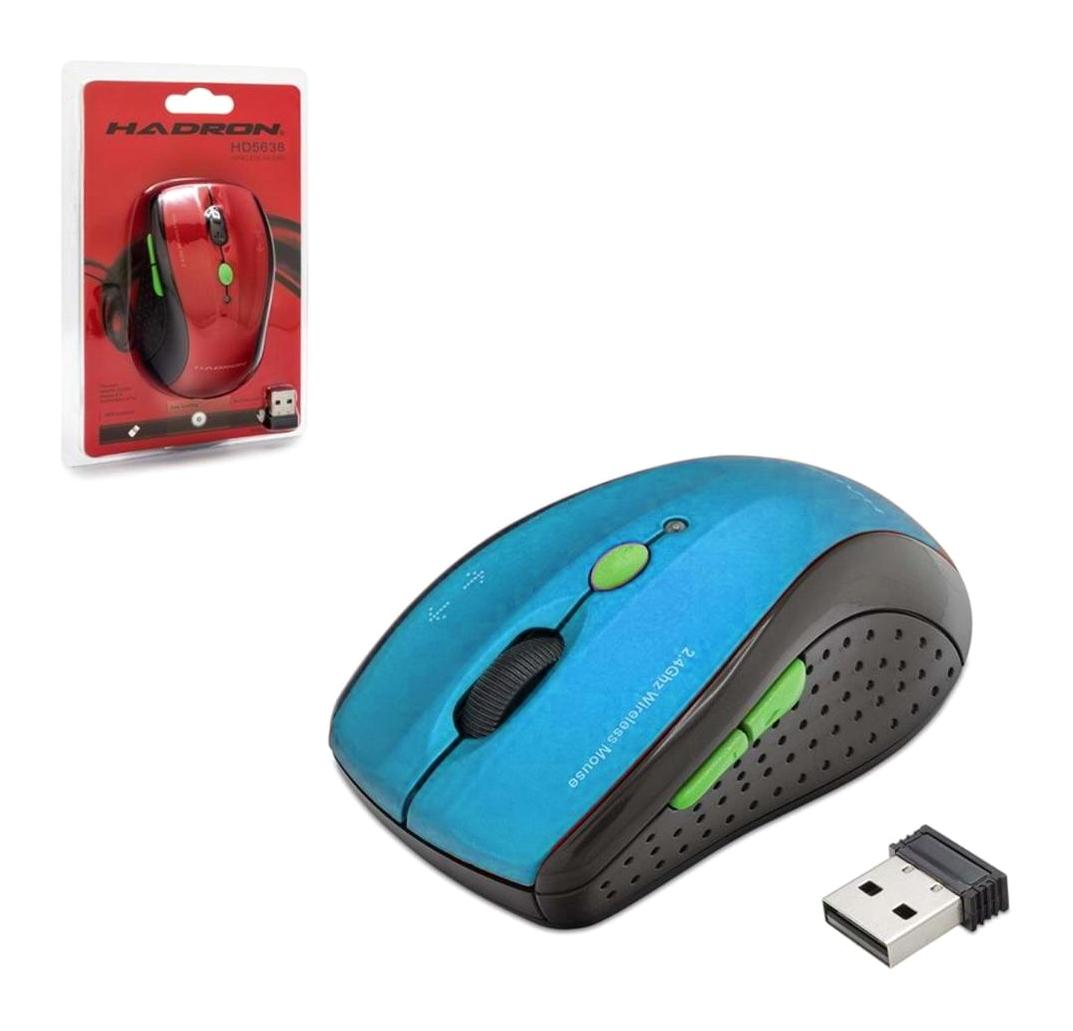 Hadron Zelotes C-12 RGB Makrolu Kablosuz Mavi Optik Mouse