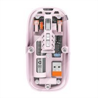 Cankypu P Art 3065 IC Sessiz Kablosuz Pembe Optik Mouse