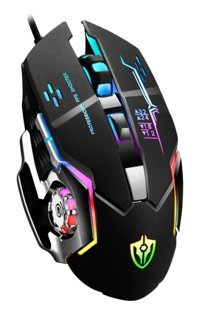 Partykindom X3 RGB Makrolu Kablolu Siyah Optik Gaming Mouse
