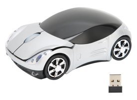 Vbestlife Araba Görünümlü Ergonomik Kablosuz Gümüş Optik Mouse