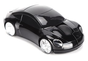 Dpofirs Araba Görünümlü Ergonomik Kablosuz Siyah Optik Mouse