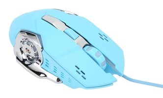 Annadue RGB Sessiz Ergonomik Makrolu Kablolu Mavi Optik Gaming Mouse