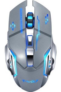Huahai Q13 RGB Ergonomik Makrolu Kablosuz Gri Optik Gaming Mouse