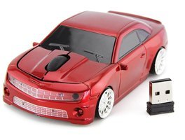 Bewinner Spor Araba Görünümlü Kablosuz Kırmızı Optik Mouse