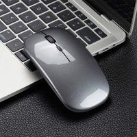 Mistaha Sessiz Kablosuz Metalik Gri Optik Mouse