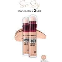 Maybelline Multi Use 121 Light Nemlendiricili Göz Altı ve Yüz Likit Silgi Kapatıcı 2 Adet
