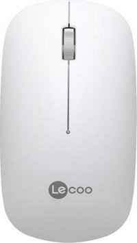 Lecoo WS214 Sessiz Kablosuz Beyaz Optik Mouse
