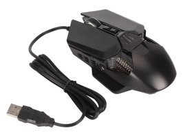 Ashata C6 RGB Sessiz Ergonomik Makrolu Kablolu Siyah Optik Gaming Mouse