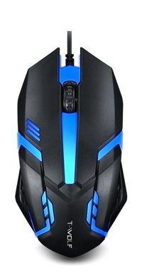 T-Wolf V1 RGB Kablolu Siyah Optik Mouse