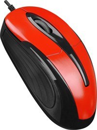 Everest Tablet Uyumlu Kablolu Kırmızı Optik Mouse