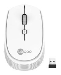 Lenovo Lecoo WS202 Kablosuz Beyaz Optik Mouse
