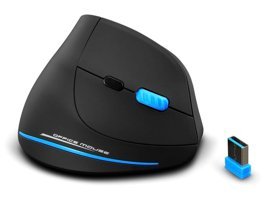 Cankypu F-35A RGB Ergonomik Dikey Makrolu Kablosuz Siyah Optik Mouse