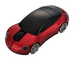 Osaladı Araba Görünümlü Ergonomik Kablosuz Kırmızı Optik Mouse