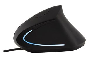 Partykindom RGB Ergonomik Dikey Makrolu Kablolu Siyah Optik Gaming Mouse