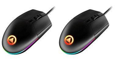 Partykindom RGB Sessiz Ergonomik Makrolu Kablolu Siyah Optik Gaming 2 Adet Mouse