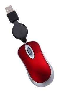 Hemobllo Kablosuz Kırmızı-Gümüş Optik Mouse