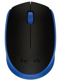 Logitech Kablosuz Siyah-Mavi Optik Mouse