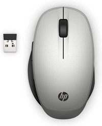 Hp Çift Modlu Makrolu Kablosuz Gümüş Optik Mouse