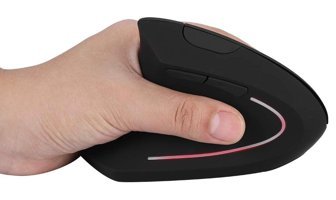 Zunate RGB Ergonomik Dikey Makrolu Kablosuz Siyah Optik Gaming Mouse