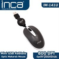 Inca IM-141U Kablolu Siyah Optik Mouse